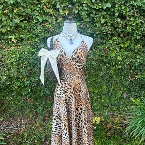 ✨Vintage animal print dress